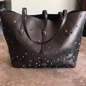 Coach Market Metallic Leather Tote (Large)